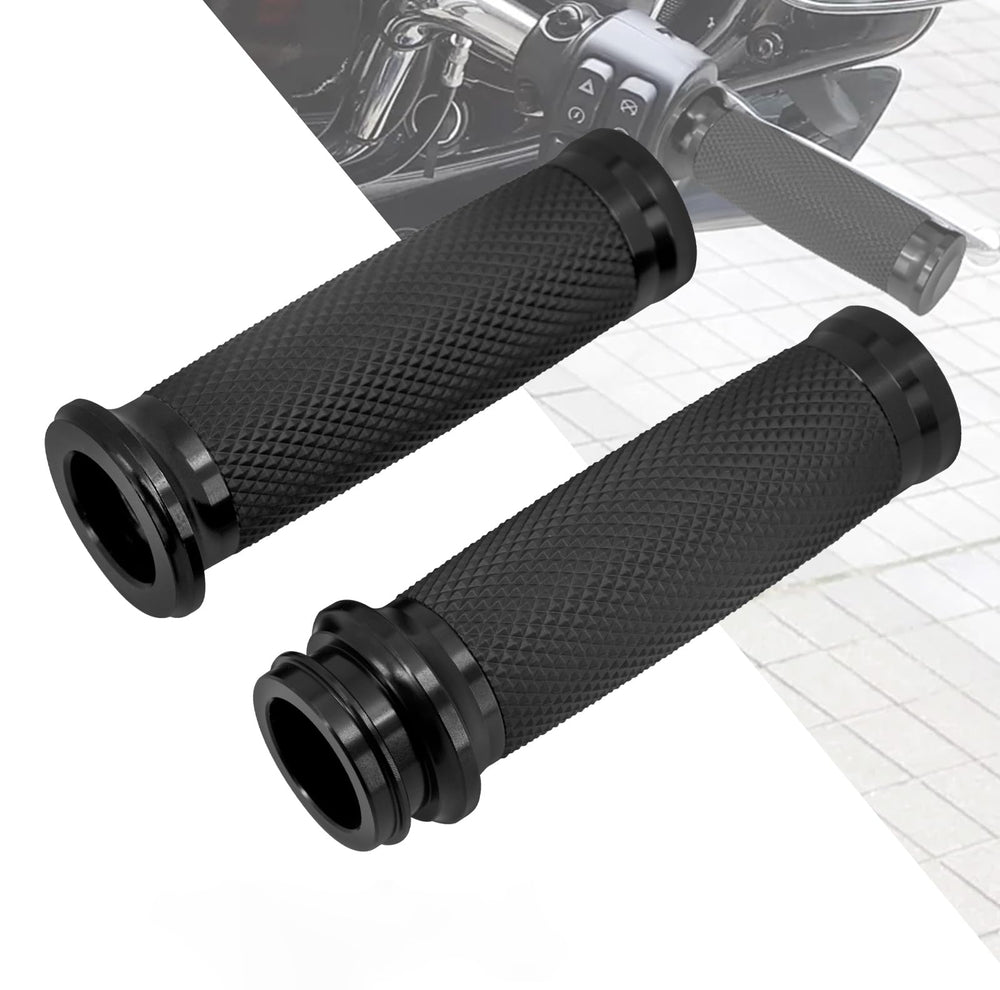 HDBUBALUS front view grips on handlebar showing improved control