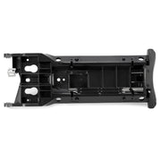HECASA front view of console lid mechanism showing fit and alignment benefits