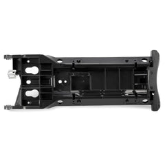 HECASA front view of console lid mechanism showing fit and alignment benefits