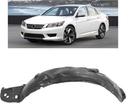 HECASA front left liner installed on Accord showing protection