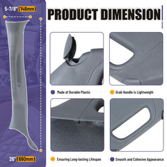 HECASA handle mounted in truck interior for easy entry and exit