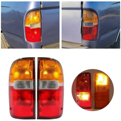 HECASA tail lights installed on Tacoma demonstrating factory fit