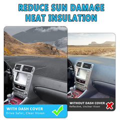 HEDAQI dash cover close on vent and airbag cutouts preserving function