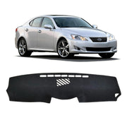 HEDAQI front view of dash cover showing precise Lexus fit and protection