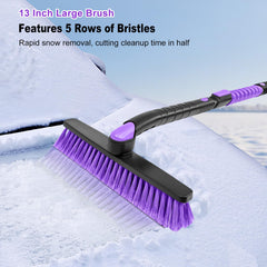 HEEYA detailed ABS ice scraper and knuckles removing thick frost safely