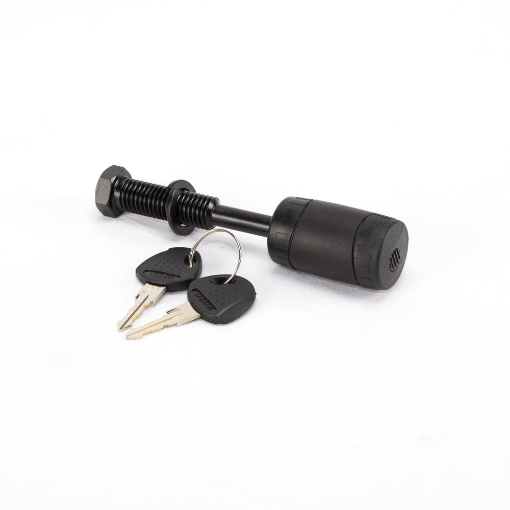 Heininger front view of threaded receiver lock showing secure fit and peace of mind