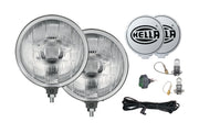 Hella 500 Series front lamps showing clear lens and bright beam benefit