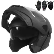 helmelkin front view black XL helmet showing sleek finish and protection
