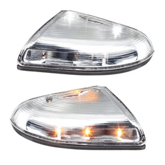 HERCOO front assembly view showing fit and clean finish, improves turn signal visibility