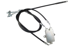 HGC front brake cable next to ruler showing length and fit accuracy