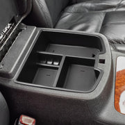 HGWEI front view of organizer showing tidy compartments and improved storage