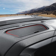 HGWEI dash tray front installed in Silverado dashboard keeps items organized