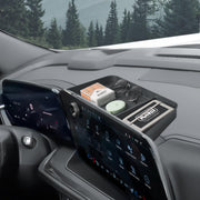 HGWEI front view dashboard organizer showing neat storage and accessibility