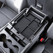 HGWEI front view installed organizer showing tidy compartments and quick access