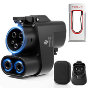 H HhaadenEV front view showing adapter ready for fast charging and easy access