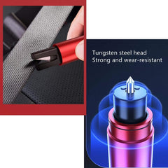 HHXS detailed shot of U-shaped seatbelt cutter for safe cutting