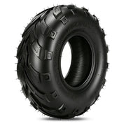 HIAORS front view showing directional tread for improved traction