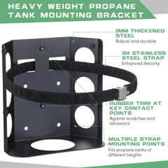 Hicarer bracket stainless strap detail offering corrosion resistance and strength