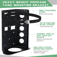 Hicarer side profile highlighting stainless steel strap and quick-release latch