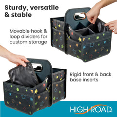High Road exterior mesh pockets holding snacks and small essentials fast