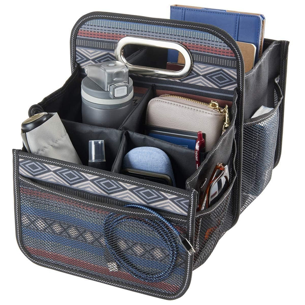 High Road front view of car caddy showing organized compartments and quick access