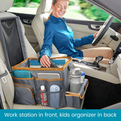 High Road open lid tray view demonstrating sturdy work surface and organization benefit