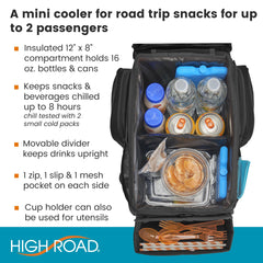 High Road side pockets detail storing napkins and utensils for convenience