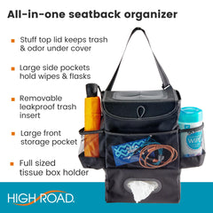 High Road close-up of removable waterproof liner for easy cleaning
