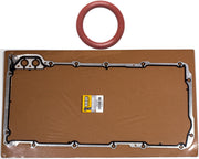 HIHIAV oil pan gasket front view showing shape and fit for accurate matching
