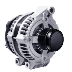 Hikevent front view alternator showing clean casting and mounting points for easy replacement