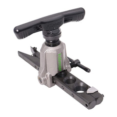 Hilmor orbital flare front view showing compact tool and clear benefits