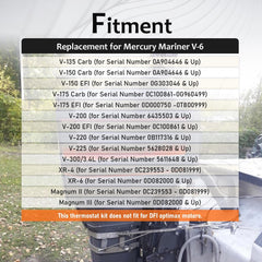 HIMARKLIF thermostat installed on Mercury outboard for restored cooling