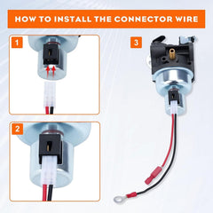 Hipa carburetor top detail with choke and throttle linkage for easy connection