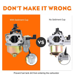 Hipa carburetor installed on a mower engine demonstrating fit and easy swap