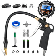 HipEpic front view digital gauge showing controls and chuck, durable tool benefit
