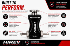 HIREV Performance installed in engine bay illustrating simple inline fitment benefit