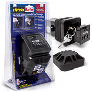HitchSafe HS7000 front view showing compact secure hitch vault benefit concealed storage