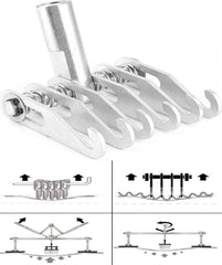 HiYi details of six claws spread evenly providing even-force pulling benefit