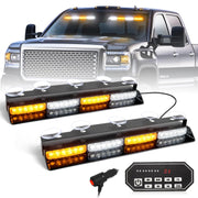 HLauto front view of strobe bar showing LEDs and visibility benefit