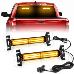 HLauto front view of light bar showing bright LEDs and focused beam benefit