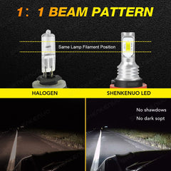 HMCYCI bulbs installed on a Honda Rancher TRX demonstrating plug-and-play fitment