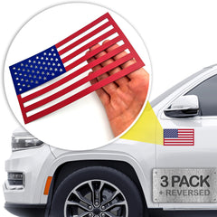 HMmagnets front view of American flag magnet shows clean patriotic display and durability