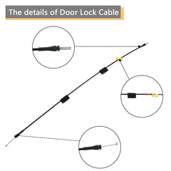 HNeekyr cables installed inside truck rear door demonstrating restored reliable operation