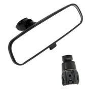 HNeekyr front view mirror assembly showing clean glass and fitment benefit