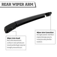 HODEE complete kit layout with arm, blade, cap, nut and towel for easy installation
