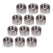 HOHNNYREET front view of 12-piece O2 sensor bungs showing package contents and durability