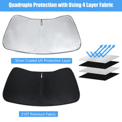 HOHUIGO close-up showing four-layer 210T fabric detail, enhances heat insulation