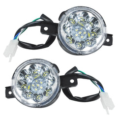 HOLATO front view lamps showing beam face and improved visibility