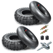 HOLATO front view of tire and tube pack showing full kit benefits