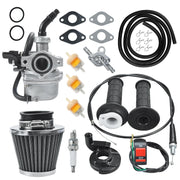 HOLATO front view of PZ19 carburetor kit showing complete parts for quick replacement